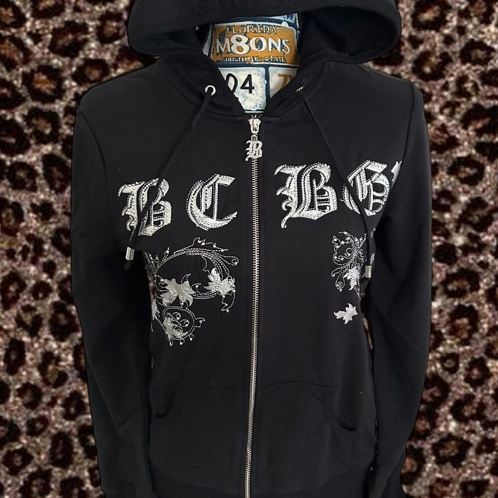 Bcbg Women's Black Hoodie